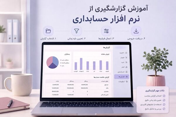 آموزش گزارشگیری از نرم افزار حسابداری